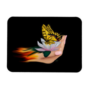Imán Mariposa en Lotus Bloom