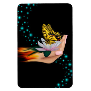 Imán Mariposa en Lotus Bloom