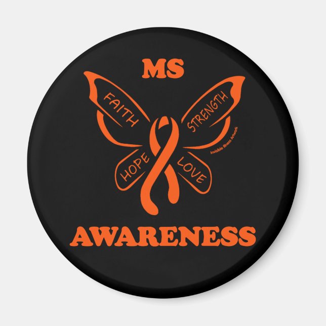 Imán Mariposa/Guerrero...MS Magnet (Frente)