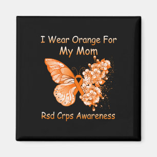 Imán Mariposa Llevo Naranja Por Mi Mamá Rsd Crps Concie
