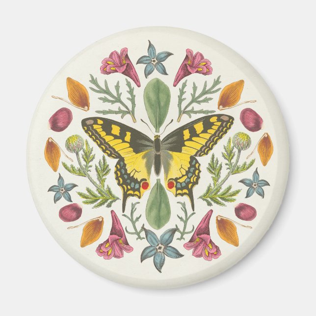 Imán Mariposa Mandala (Frente)