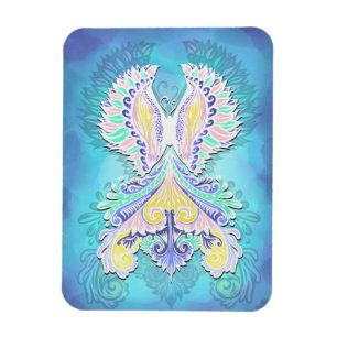 Imán Mariposa mística pastel Ethereal Boho Fantasy