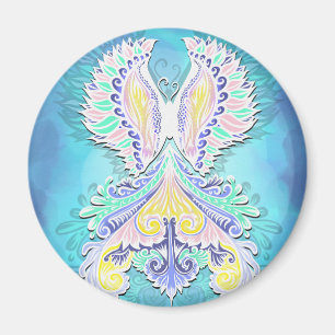 Imán Mariposa mística pastel Ethereal Boho Fantasy