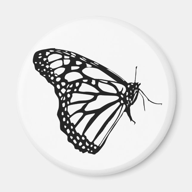 Imán Mariposa monarca (Frente)