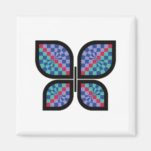 Imán Mariposa mosaica