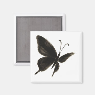 Imán Mariposa negra - Elegante diseño alado