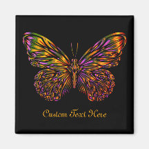 Mariposa Neon Rainbow personalizada