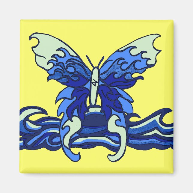 Imán Mariposa onera (Frente)