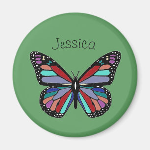 Imán Mariposa Personalizada de Color Ornamental