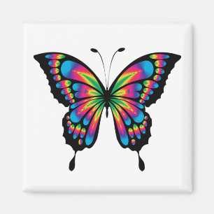 Imán Mariposa psicodélica