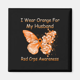 Imán Mariposa Que Uso Naranja Para Mi Esposo Rsd Crps A