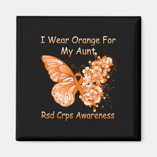 Imán Mariposa Que Uso Naranja Para Mi Tía Rsd Crps