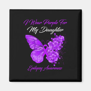 Imán Mariposa Que Uso Púrpura Para Mi Hija Epilepsia A