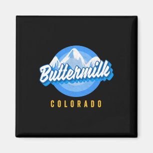 Imán Mariposa Snowboarding Co Ski Colorado Mountain S