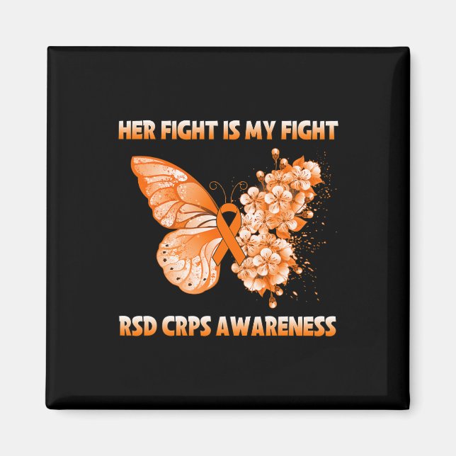 Imán Mariposa Su Lucha Es Mi Conciencia De Rsd Crps (Frente)