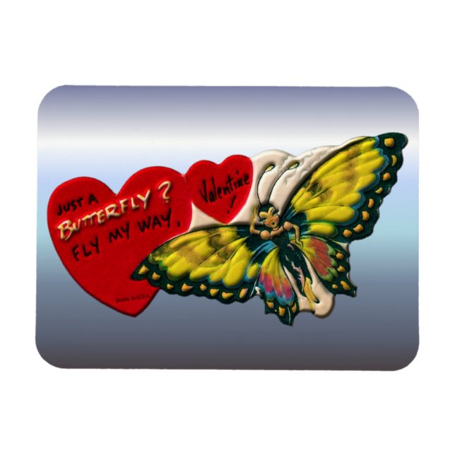 Imán Mariposa Valentine - Ahuye (Horizontal)
