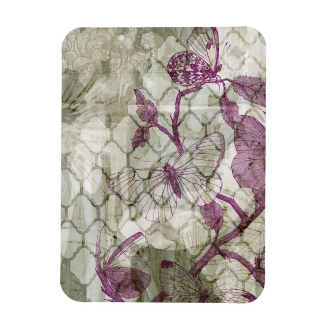 Imán Mariposas árabes IV (Vertical)