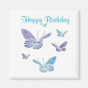 Imán Mariposas bailarinas, cumpleaños feliz
