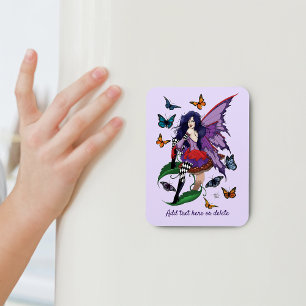 Imán Mariposas de hongos morados