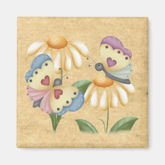 Imán Mariposas del país