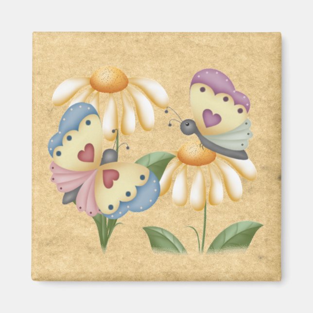 Imán Mariposas del país (Frente)