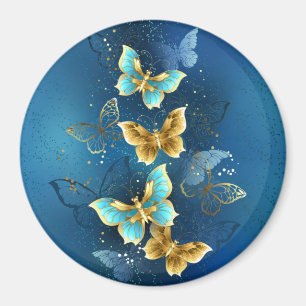Imán Mariposas doradas
