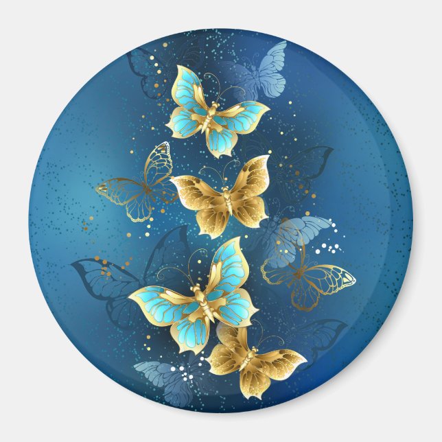 Imán Mariposas doradas (Frente)
