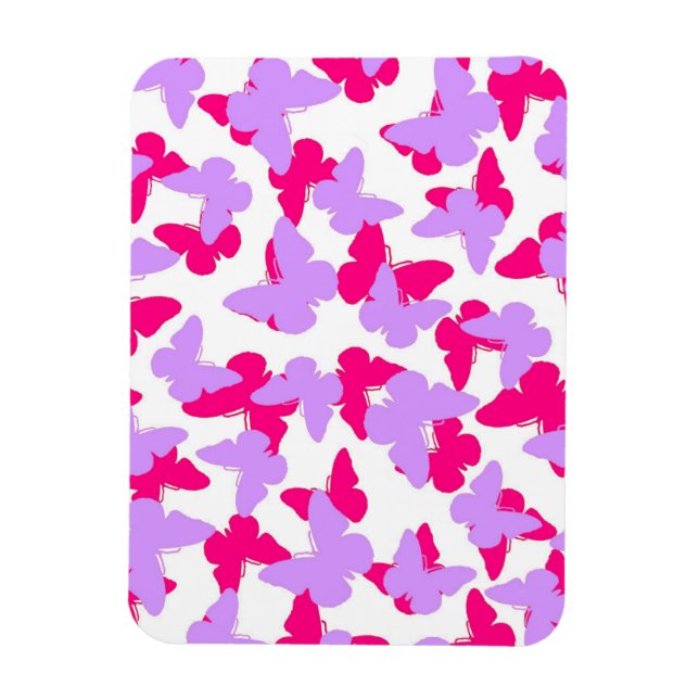 Imán Mariposas en capas (Vertical)