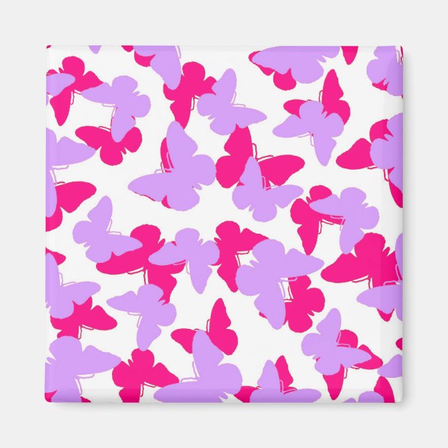Imán Mariposas en capas (Frente)