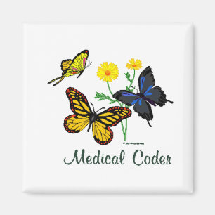 Imán Mariposas médicas del codificador
