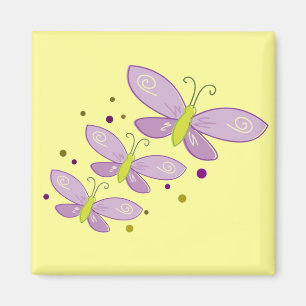 Imán Mariposas púrpuras