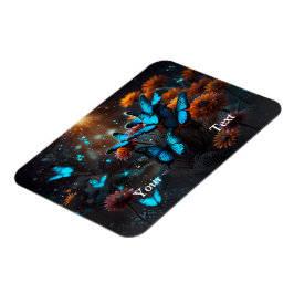 Imán Mariposas Vivid Blue