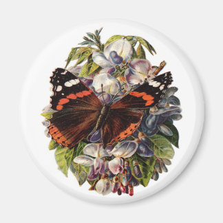 IMÁN MARIPOSAS Y FLORES