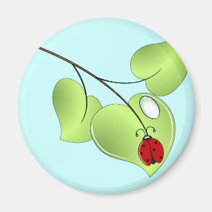 Imán Mariquita con tres hojas y un descenso