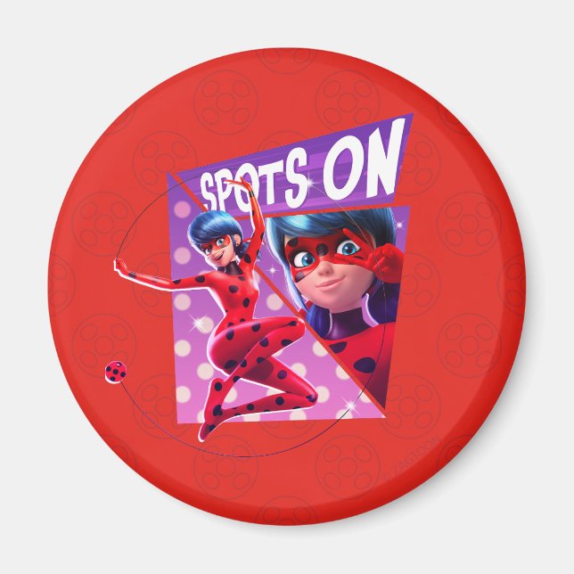 Imán Mariquita | Spots On Purple Graphic (Frente)