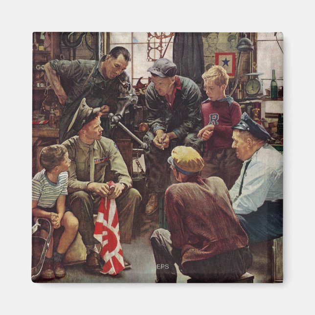 Imán Marítimo De Regreso A Casa (Frente)