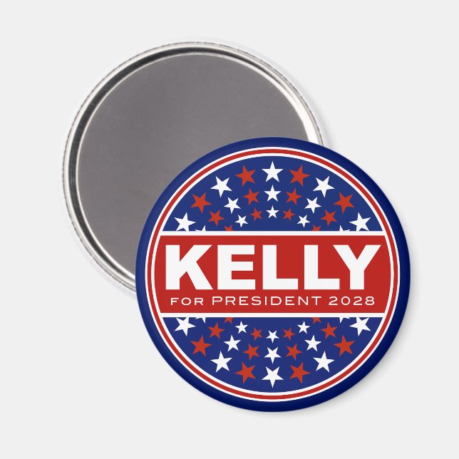 Imán Mark Kelly Presidente 2028 (Anverso/Reverso)