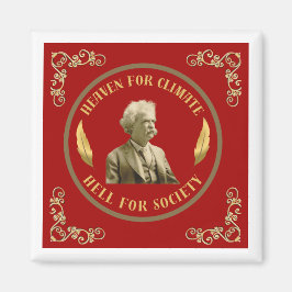 Imán Mark Twain Quote Magnet
