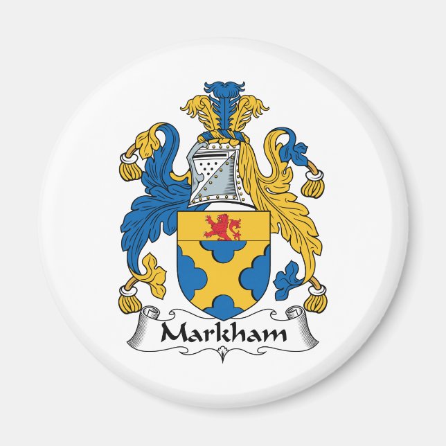 Imán Markham Family Crest (Frente)