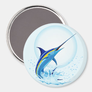 Imán Marlín Azul Saltando fuera del Océano