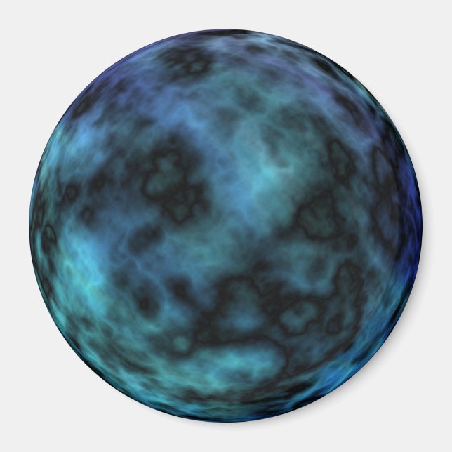 Imán Mármol azul de imitación (Frente)