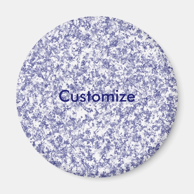 Imán Mármol azul - Plantilla (Frente)