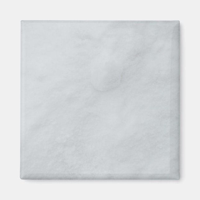 Imán Mármol blanco de la Plaza de la Piedra (Frente)