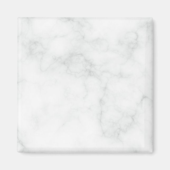 Imán Mármol Blanco Moderno (Frente)