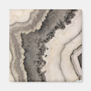 Imán Mármol gris agre blanco negro natural piedra de ge