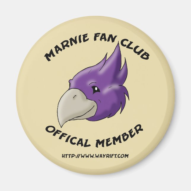 Imán Marnie Fan Club Magnet (Frente)