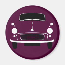 Imán Maroon Morris Minor Fridge