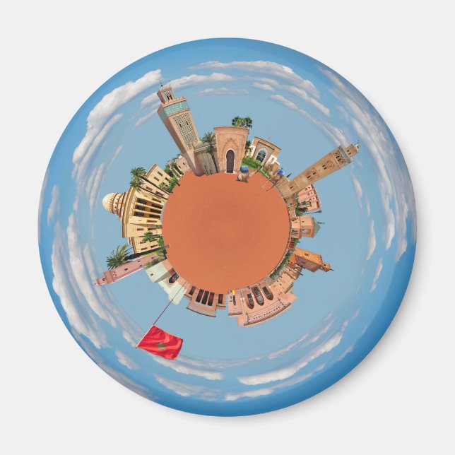 Imán marrakech little planet morocco travel Ian (Frente)