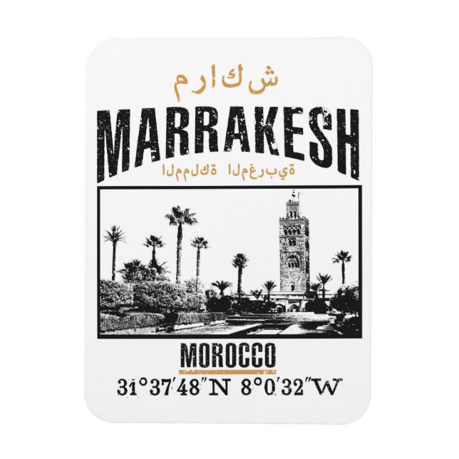 Imán Marrakesh (Vertical)