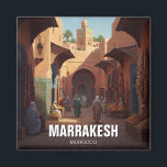 Imán Marrakesh Marruecos Viajes<br><div class="desc">Marrakesh, a menudo llamada la "Ciudad Roja" por sus distintivos edificios de arenisca roja, es una de las ciudades más vibrantes e históricas de Marruecos. Ubicada en las estribaciones de las montañas del Atlas, ha sido durante siglos un importante centro cultural y comercial. En el corazón de Marrakech se encuentra...</div>